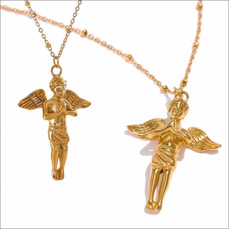 Retiazka a prívesok okrídlený anjel,