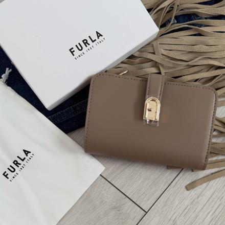 Furla peňaženka taupe, originál s dokladom, furla