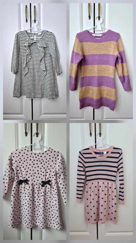 Dievčenské saty na chladnejšie počasie, h&m,98