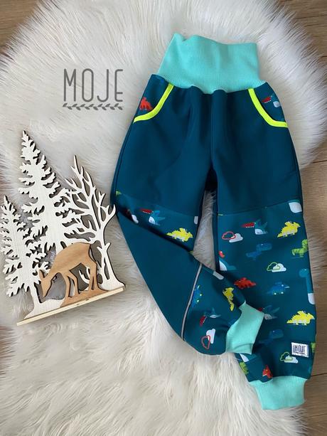 Reflexne softshellove nohavice na zimu/jar/jesen, 86 - 128