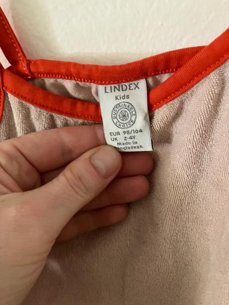 Dievčenský froté overal lindex, lindex,98