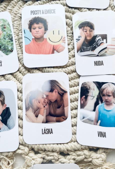 Pocity a emócie - komunikačné kartičky (real obr),