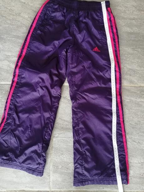 Dievč. tepláky adidas v128 zateplené climaproof, adidas,128