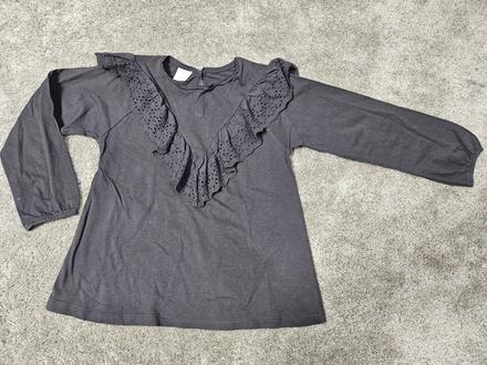 Tričko s volanikom, zara,134