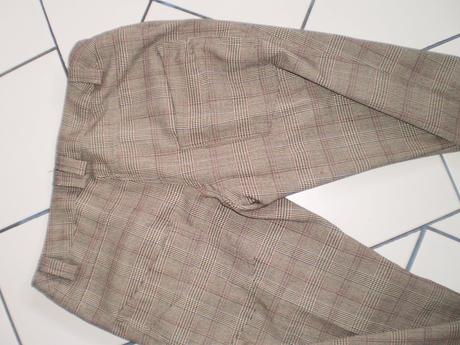 Nohavice karovane trojštvtove, s