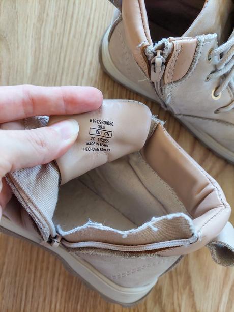 Clenkove cizmy na zips zara 27 leather, zara,27