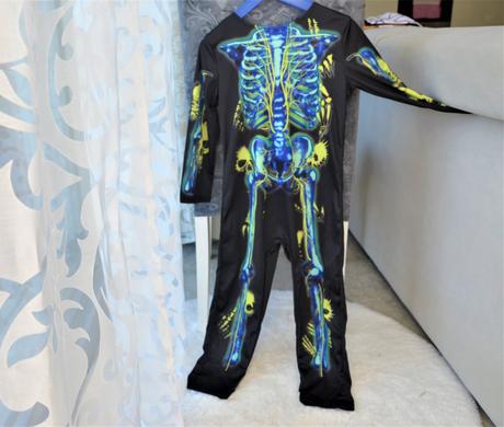 Kostým overal-smrťka-110/116, 