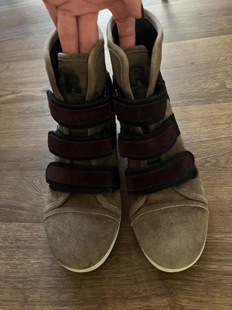 Rucoline kožené topánky so skrytou platformou, 40