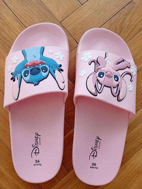 Šľapky stitch - 1x obuté -top stav, sinsay,36