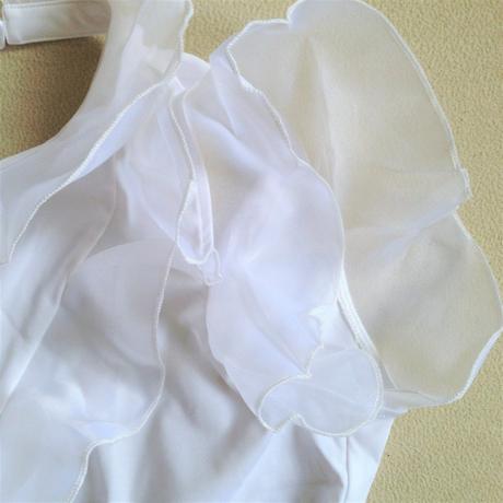 Biele body - top s volanikmi vel.m, m