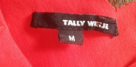 Červené šaty tally weijl, tally weijl,m