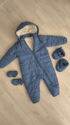 Modrý zimný overal/zimná kombinéza, tcm,86