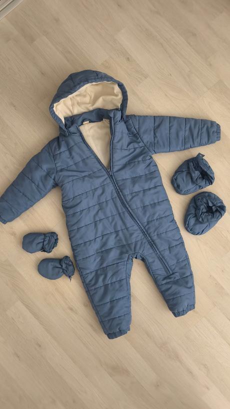 Modrý zimný overal/zimná kombinéza, tcm,86
