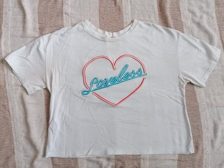 Krásne crop top tričko s krátkym rukávom, mango,s