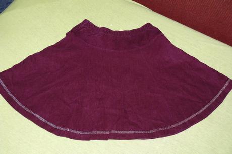 Menžestrová sukňa-bordová, 152
