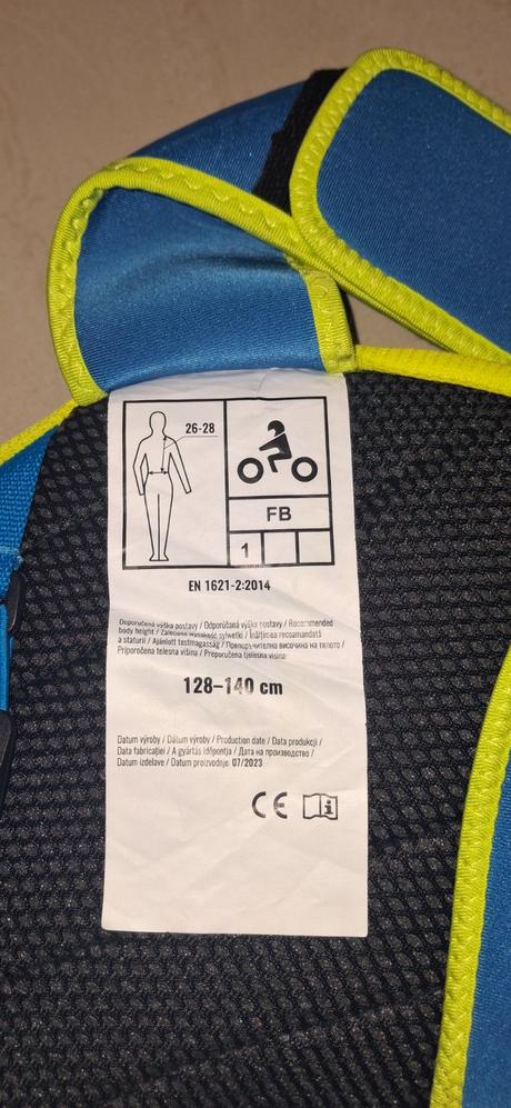 Chránič chrbta na lyže/bicykel, 