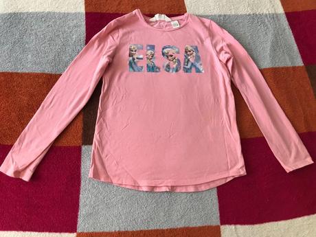 Tricko frozen zn.h&m vel. 122 -128, h&m,122