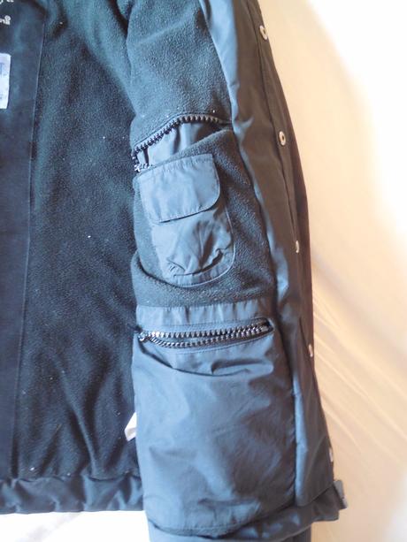 Čierna pánska bunda, xl