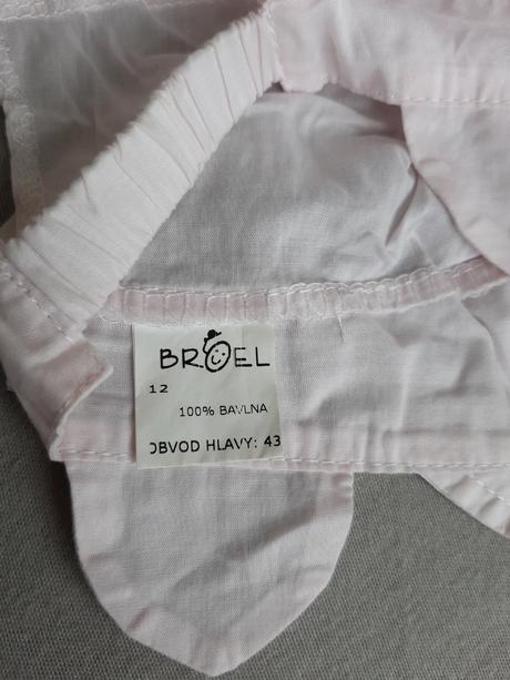 Čiapka/šiltovka na leto 43cm, broel,80