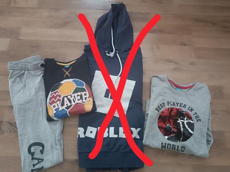 Balík oblečenia, 122–134