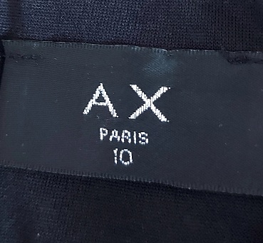 Čiernobiele šaty ax paris, 38