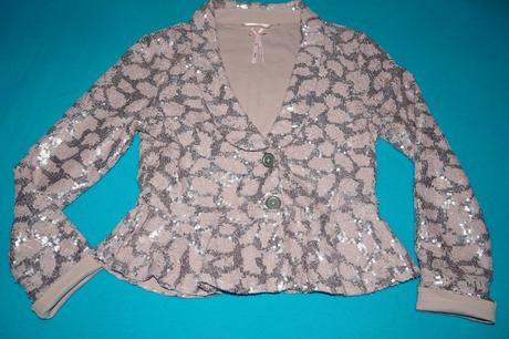 Dievčenské sako s flitrami, next,140