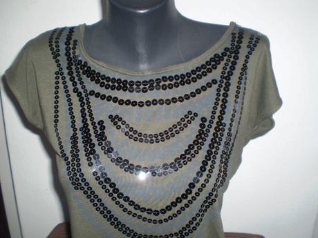 Tričko s flitrami, f&f,m