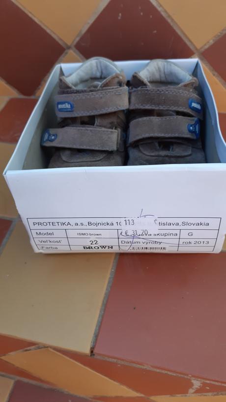 Jesenne topanky c.22, protetika,22