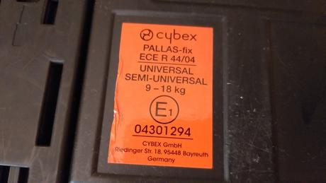 Autosedačka cybex pallas fix, cybex