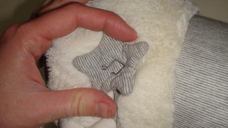 Plyšový vankúšik mamas & papas valec - králik,