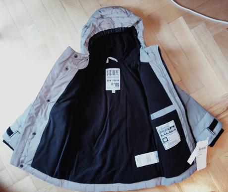 Detská zimná bunda celoreflexná, staccato,92