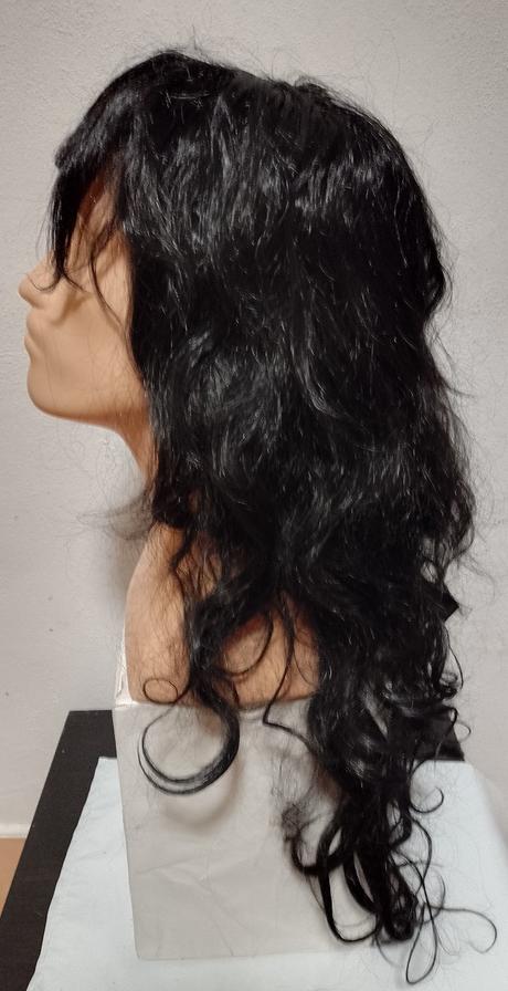 Čierna dlhá parochňa, cca 70 cm, č. 17,