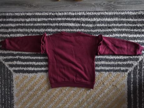 Zateplená mikinka s kvetinkami, dopodopo,128