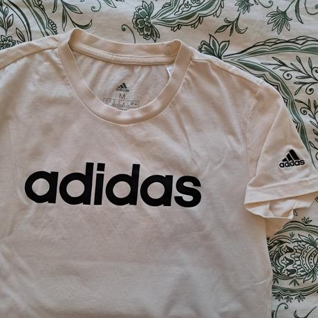 Béžové tričko, adidas,m
