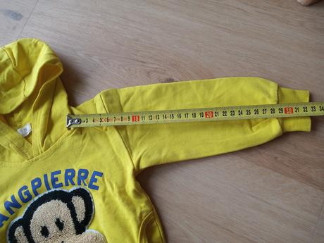 Žltá mikina s kapucňou, 92