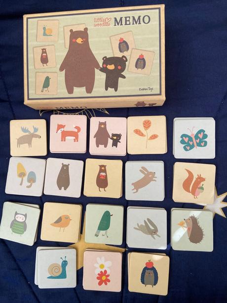 Drevené pexeso memo,