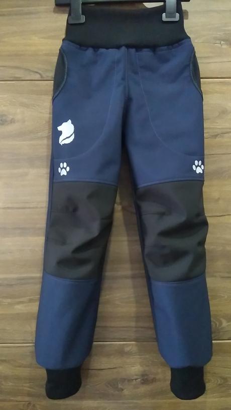 Zimné softshellky kombinované s reflexnym prvkom, 68 - 170