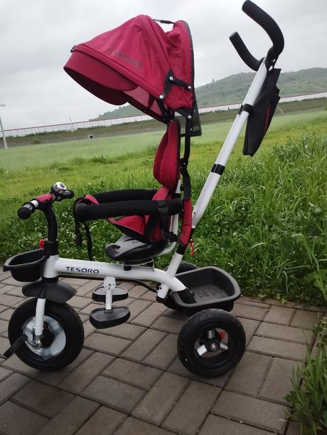 Detská otočná trojkolka tesoro, 