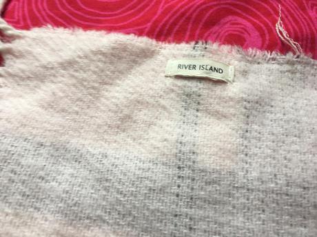 Hrubý mäkký dlhý šál river island, river island,l