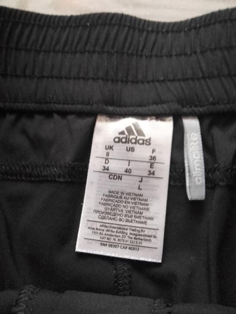 Trojštvrťové nohavice, adidas,36