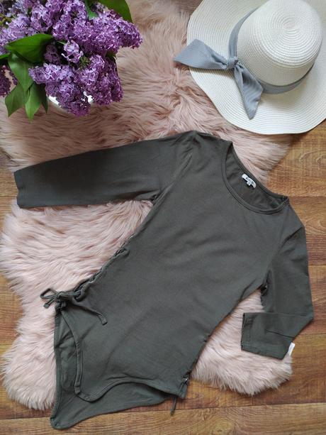 Khaki dámske body, s