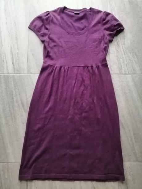 Jemnučké fialové šaty esprit,vs s modalom, esprit,s