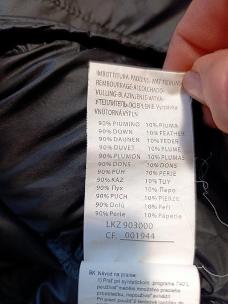 Pánska paperová bunda cmp down jacket, cmp,xxl