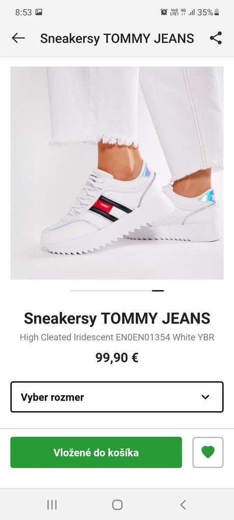 Tenisky th, tommy hilfiger,36