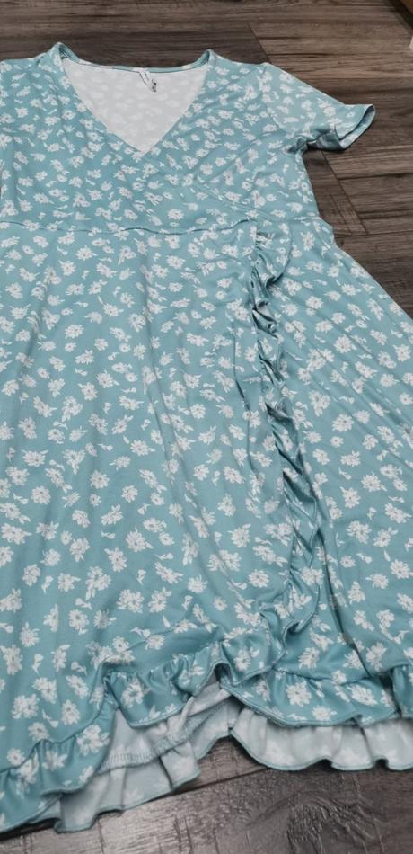 Bledomodre šaty, house,m