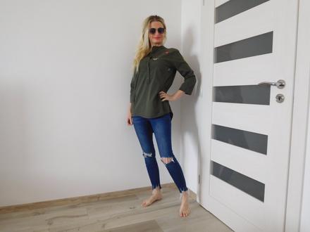 American retro made in italy-s, dámska košeľa, s