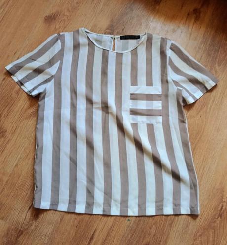 Pruhovaná blúzka zara, zara,xl