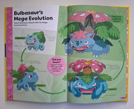 Pokémon príručka "book of evolutions",