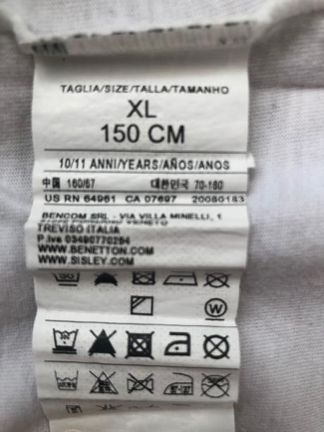 Tričko benetton č 152, benetton,152