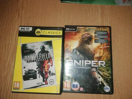 Hry na pc sniper, battleield, 